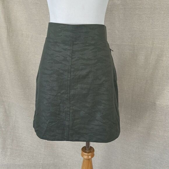 Orvis army green camp print skort, size XL - Picture 1 of 8